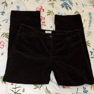 Dark Brown Corduroy Pants